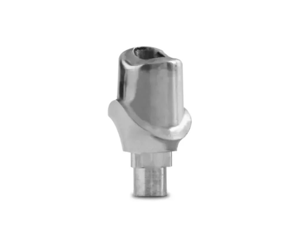 CAD screen showing a custom abutment emergence profile against the soft-tissue model